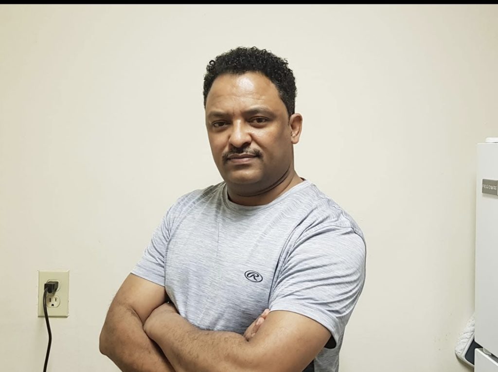 Portrait of Johnny Ayalew