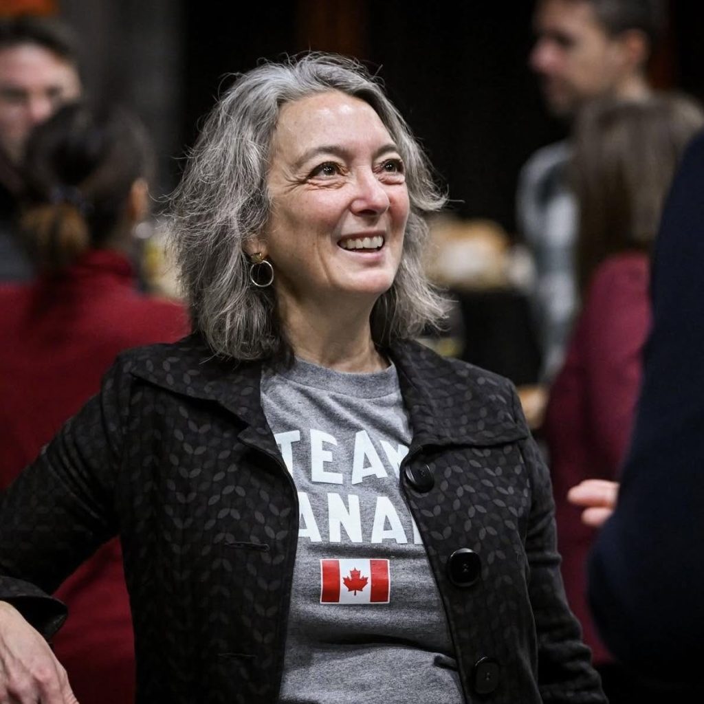 Julie Dabrusin smiling at a community event